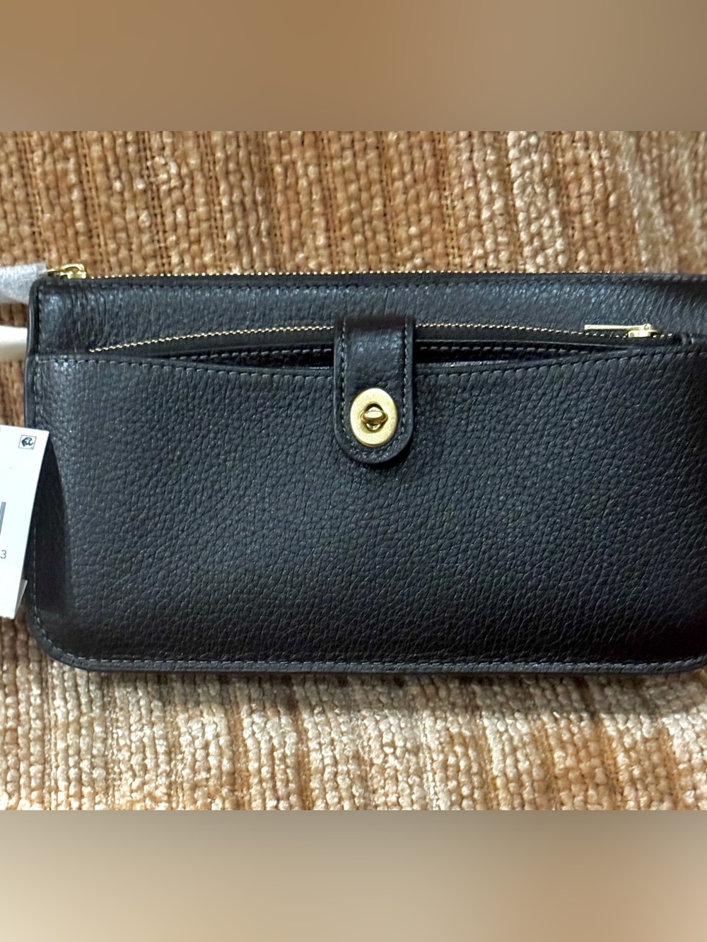Coach Bella Small Black Leather Crossbody Bag  NWTs